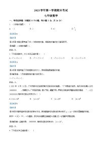 广东省广州市天河区2023-2024学年七年级上学期期末数学试题（答案）
