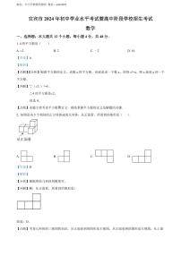2024年四川省宜宾市中考数学模拟试卷（解析版）