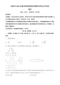 2024年四川省绵阳市中考数学模拟试卷（原卷版）