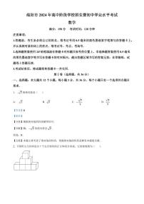 2024年四川省绵阳市中考数学模拟试卷（解析版）