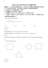 2024年湖南省永州市中考数学模拟试卷（解析版）