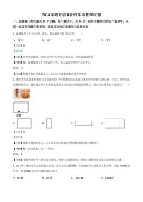2024年湖北省襄阳市中考数学模拟试卷（解析版）