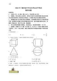 2024年湖北省十堰市中考数学模拟试卷（原卷版）