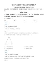 2024年广西贵港市中考数学模拟试卷（解析版）