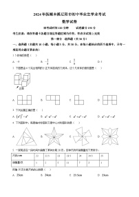 2024年辽宁省抚顺本溪辽阳市中考数学模拟试卷（原卷版）