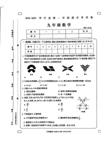河南省周口市鹿邑县2024-2025学年九年级上学期1月期末数学试题