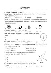 湖北省武汉市江岸区2024-2025学年九年级上学期期末数学试题