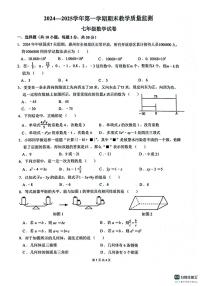 广东省惠州市惠东县2024-2025学年七年级上学期1月期末数学试题