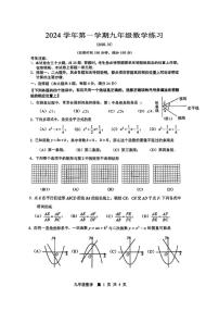 2025年上海市奉贤区初三数学一模试卷