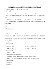 四川省德阳市2023-2024学年七年级上学期期末考试数学模拟试题