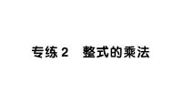 北师大版（2024）七年级下册（2024）2 整式的乘法作业ppt课件