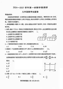 郑州经开区外国语2024-2025学年九年级上学期期末数学试卷
