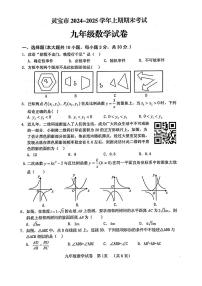 三门峡灵宝市2024-2025学年九年级上学期期末数学试卷
