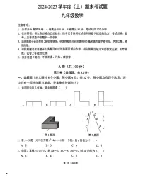 四川省成都市锦江区2024-2025学年九年级上学期期末考试 数学试卷
