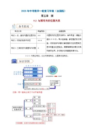 2025年中考数学一轮复习学案：5.2  与圆有关的位置关系（学生版+教师版）