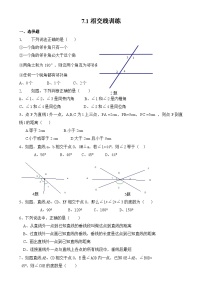 数学人教版（2024）5.1.1 相交线精品练习题