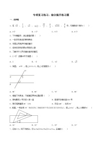 人教版数学七年级下册 专项复习练习：综合提升练习题