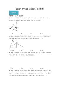 初中数学北师大版（2024）八年级下册4 角平分线一课一练