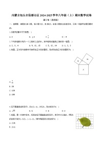 内蒙古包头市昆都仑区2024-2025学年八年级（上）期末数学试卷