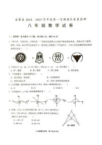 安徽省六安市金寨县2024-2025学年八年级上学期1月期末数学试题