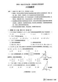 广东省揭阳市惠来县2024-2025学年八年级上学期1月期末考试数学试题