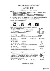 广西壮族自治区玉林市北流市2024-2025学年八年级上学期1月期末数学试题