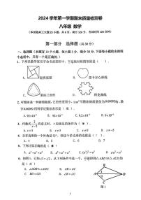 广东省广州市增城区2024-2025学年八年级上学期1月期末数学试题
