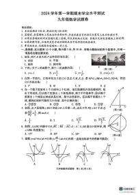 浙江省杭州市临平区2024-2025学年九年级上学期1月期末考试数学试卷