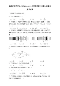 黑龙江省齐齐哈尔市2024-2025学年七年级上学期1月期末 数学试题（含解析）