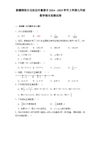 新疆维吾尔自治区吐鲁番市2024-2025学年上学期七年级 数学期末检测试卷（含解析）