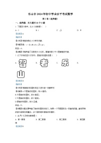2024年四川省乐山市中考数学模拟试卷（解析版）