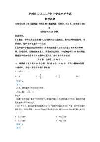 2024年四川省泸州市中考数学模拟试卷（解析版）