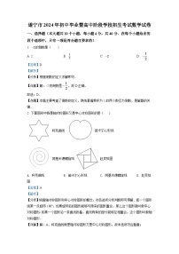 2024年四川省遂宁市中考数学模拟试卷（解析版）