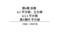 沪科版（2024）第6章 实数6.1 平方根、立方根教课ppt课件