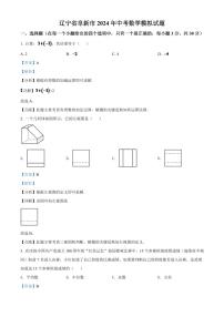 辽宁省阜新市2024年中考数学模拟试题（解析版）