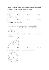 2024年重庆市中考数学模拟试卷(A卷)及答案