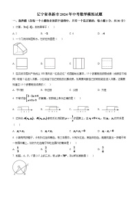 辽宁省阜新市2024年中考数学模拟试题（原卷版）