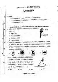 河南省安阳市内黄县2024-2025学年八年级上学期1月期末数学试题