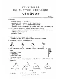 湖北省武汉市汉阳区2024-2025学年八年级上学年期末考试数学试卷