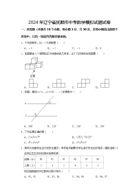 2024年辽宁省抚顺市中考数学模拟试题试卷（含答案解析）