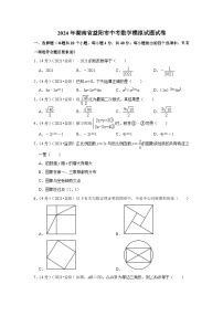 2024年湖南省益阳市中考数学模拟试题试卷（解析版）