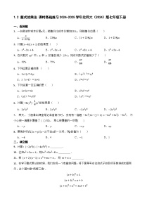 数学七年级下册（2024）2 整式的乘法课时作业