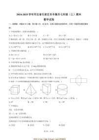 2024～2025学年河北省石家庄市辛集市七年级(上)期末数学试卷(含答案)