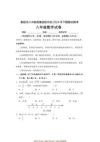 2024～2025学年湖南省衡阳市八中教育集团初中校八年级上期末考试数学试卷(含答案)