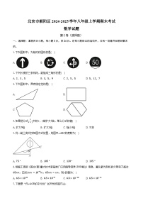 北京市朝阳区2024-2025学年八年级上学期期末考试数学试题