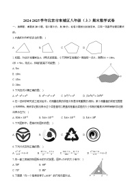 2024-2025学年北京市东城区八年级（上）期末数学试卷（含答案）