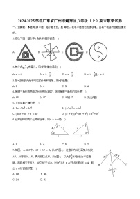 2024-2025学年广东省广州市越秀区八年级（上）期末数学试卷（含答案）