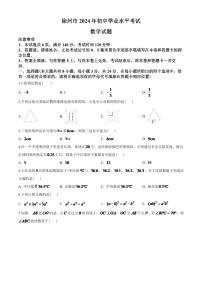 2024年江苏省徐州市中考数学模拟试卷(含答案)