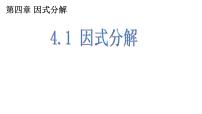 北师大版（2024）八年级下册1 因式分解教课课件ppt