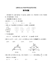 2024年吉林省中考数学模拟试卷